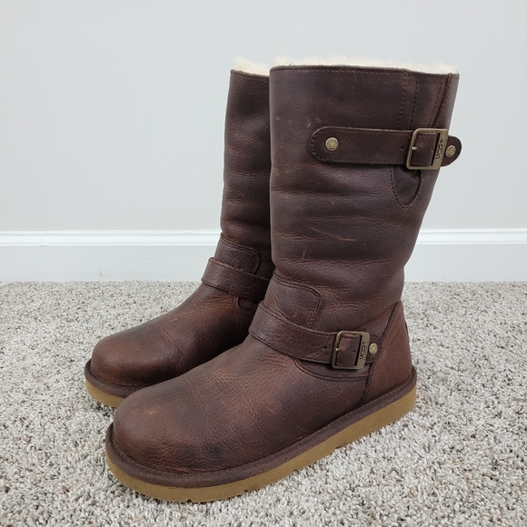 Ugg Kensington Boots Leather Brown 